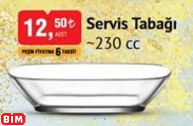 LAV SERVİS TABAĞI ~230 CC